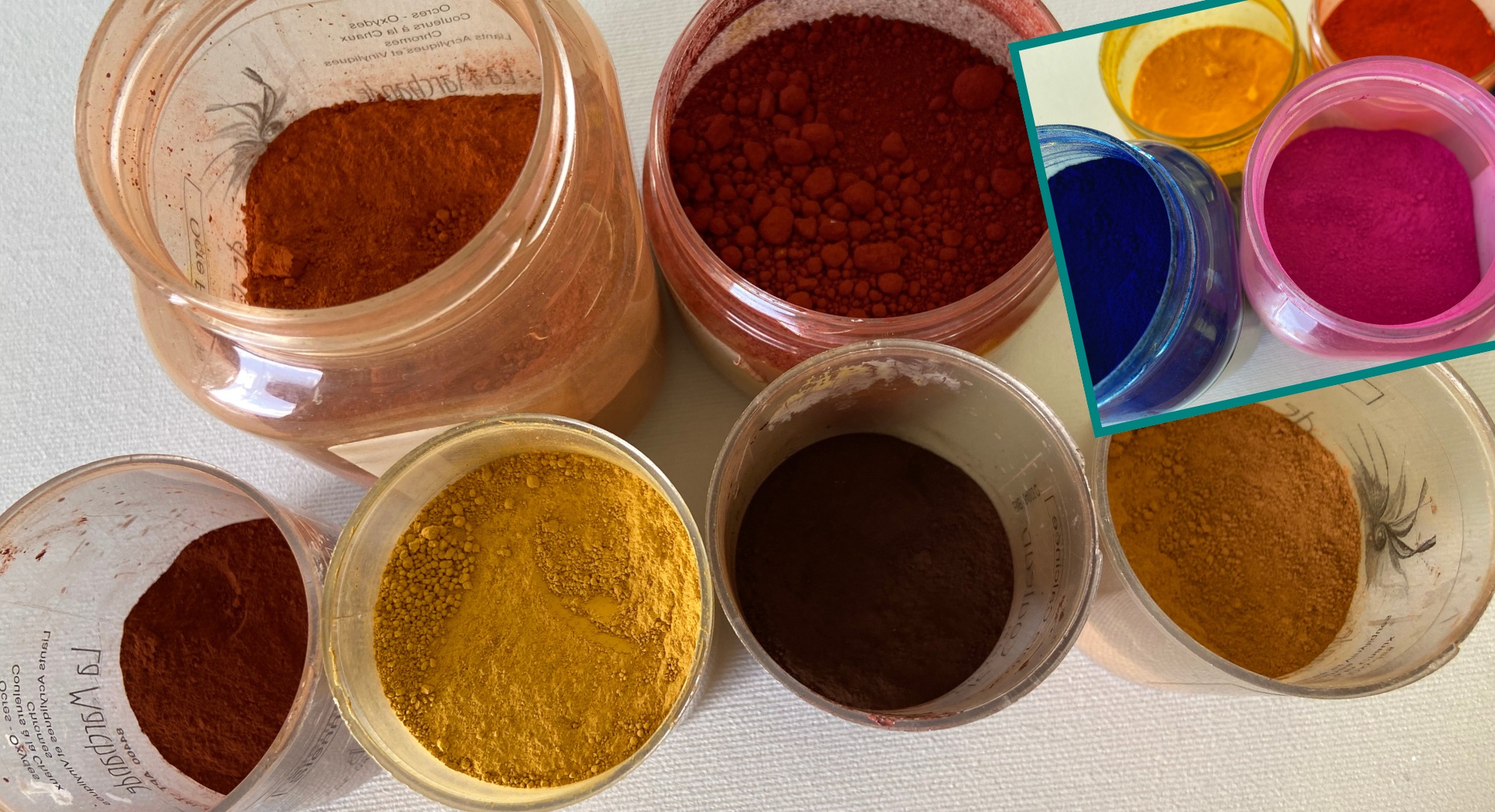 Fabrication de peinture naturelle à la tempera et aux pigments - 26.214
